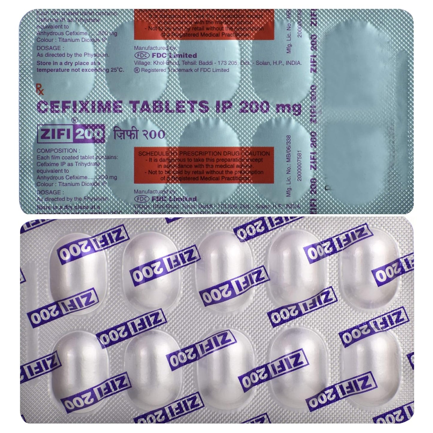 Zifi 200 - Strip of 10 Tablets