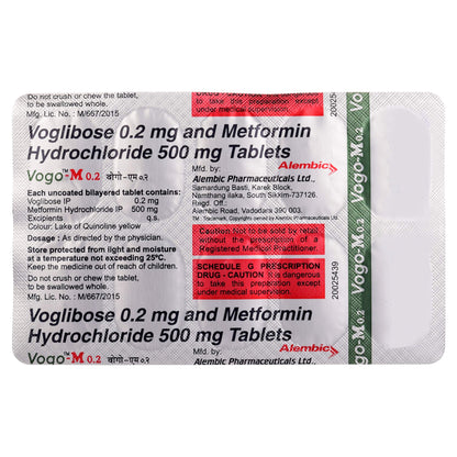 Vogo-M 0.2 - Strip of 10 Tablets