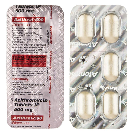 Azithral 500 - Strip of 5 Tablets