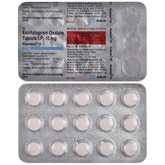 Szetalo 10 - Strip of 15 Tablets