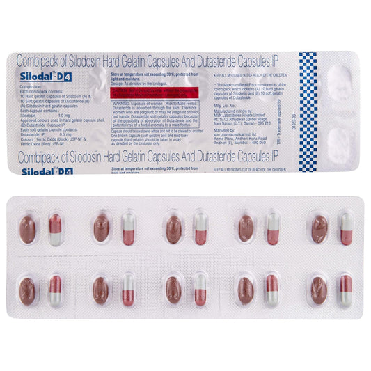 Silodal D 4 - Strip of 20 Capsules