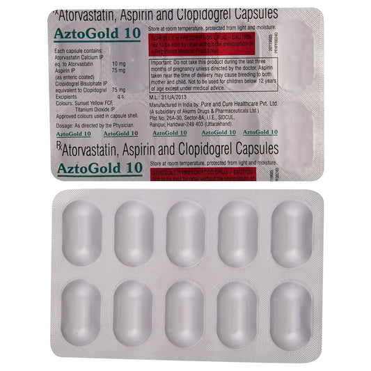 Aztogold 10 - Strip of 10 Capsules