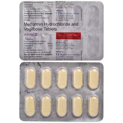 Advog M 0.3+ - Strip of 10 Tablets