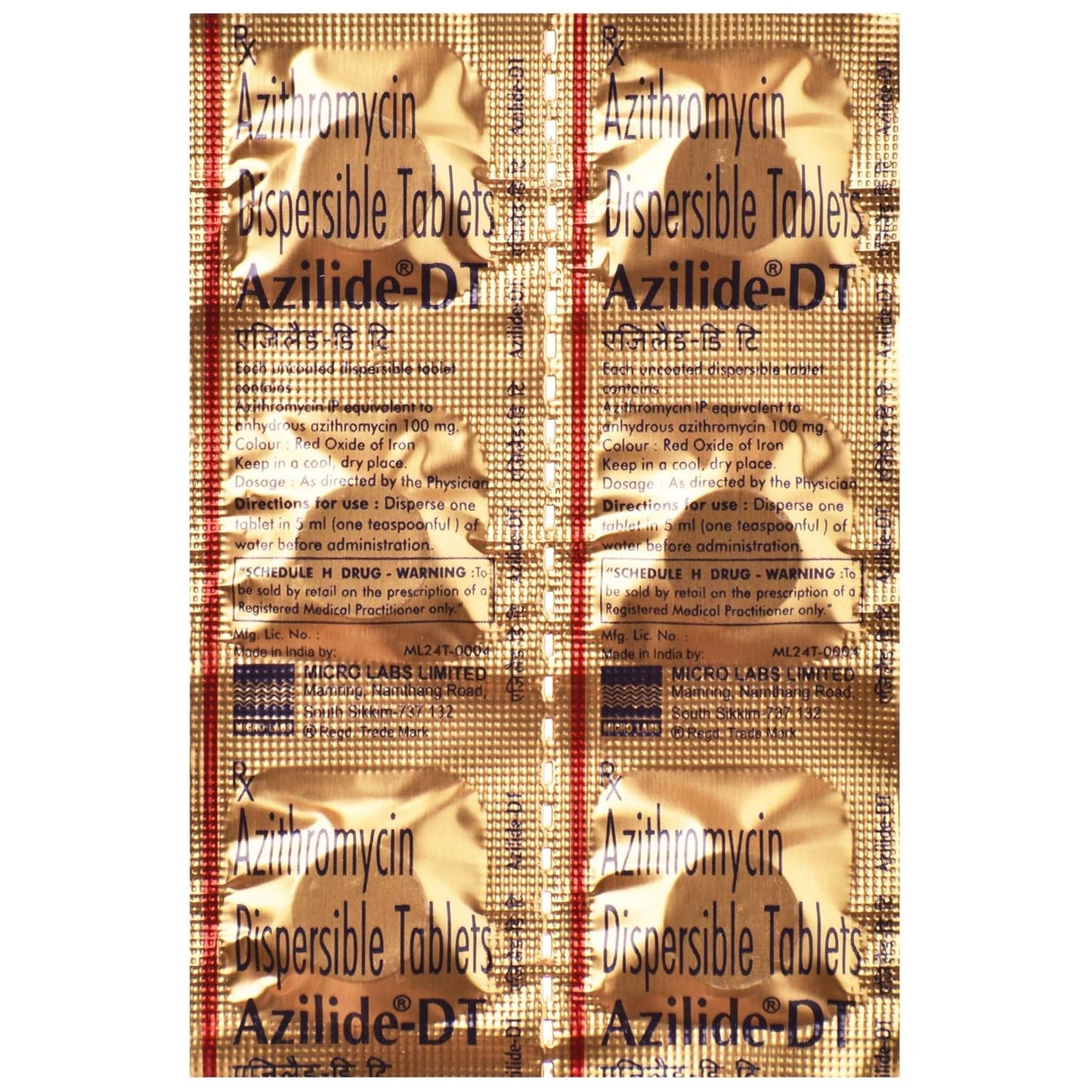 Azilide-DT - Strip of 3 Tablets