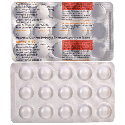 Amtas-M-50 - Strip of 15 Tablets