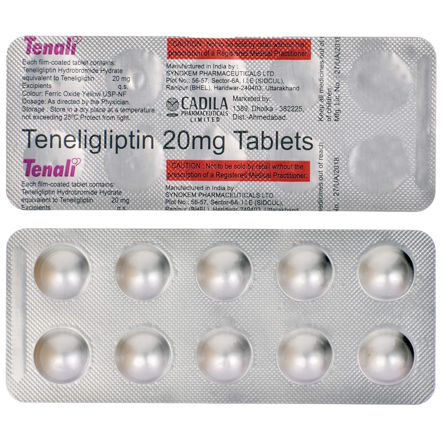 Tenali - Strip of 10 Tablets