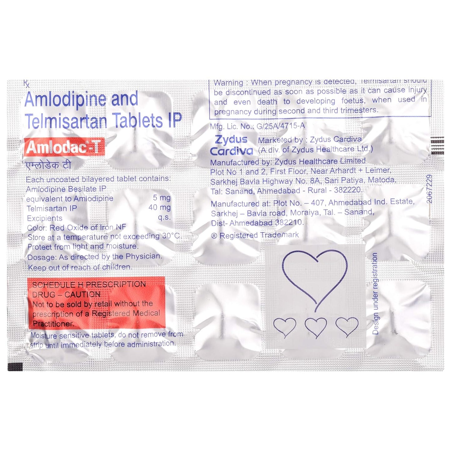 Amlodac-T - Strip of 15 Tablets