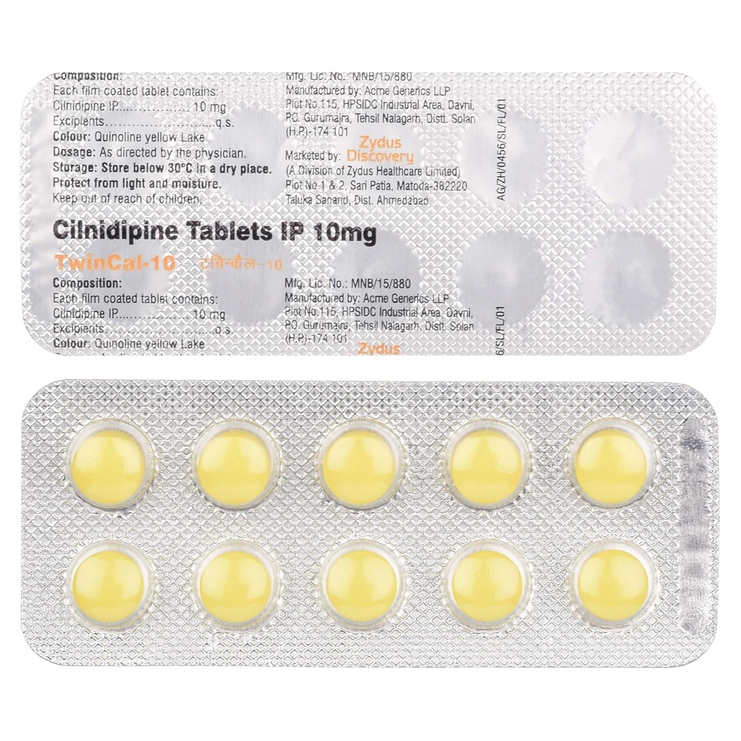 Twincal-10 - Strip of 10 Tablets