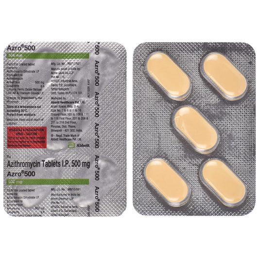 Azro 500 - Strip of 5 Tablets