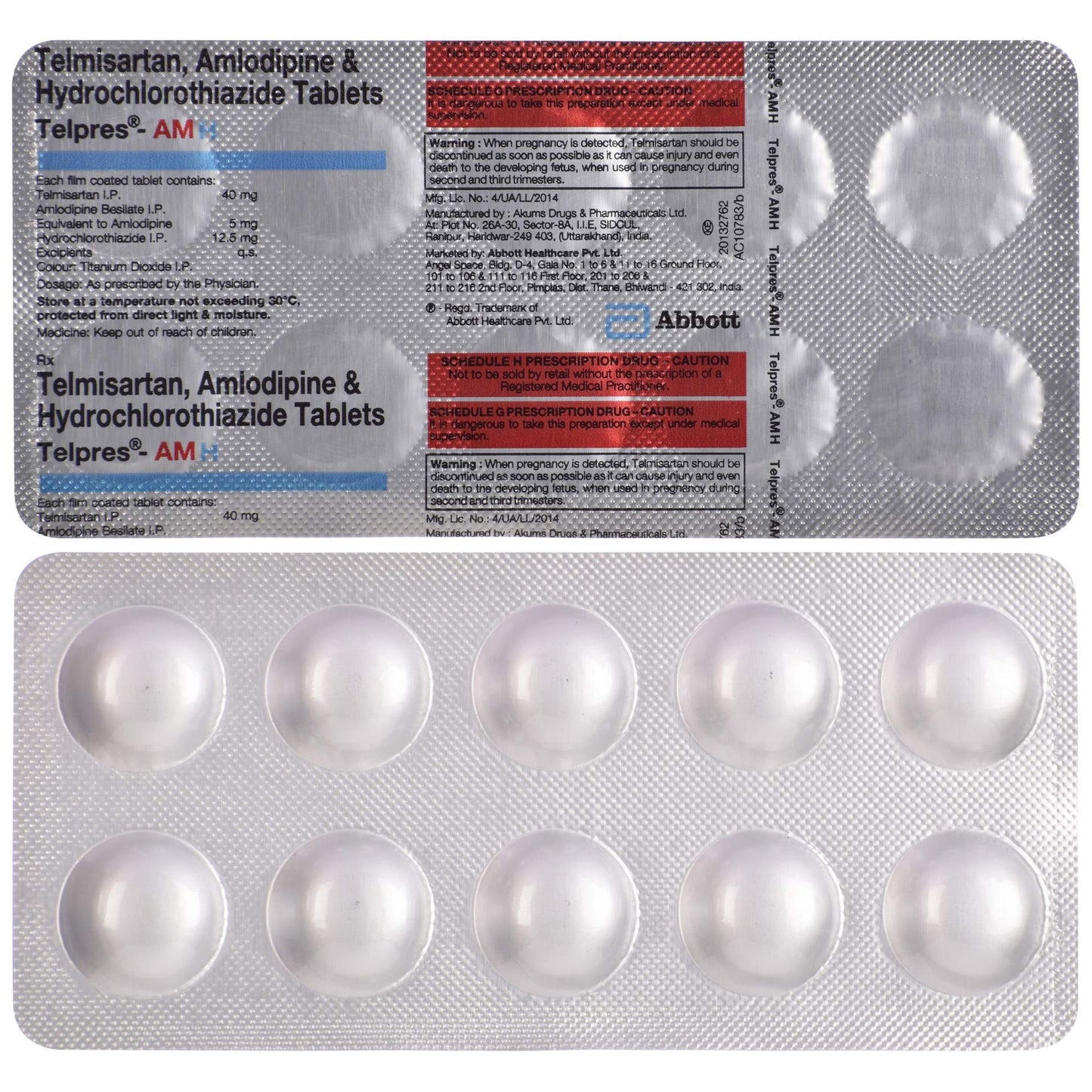 Telpres-AMH - Strip of 10 Tablets