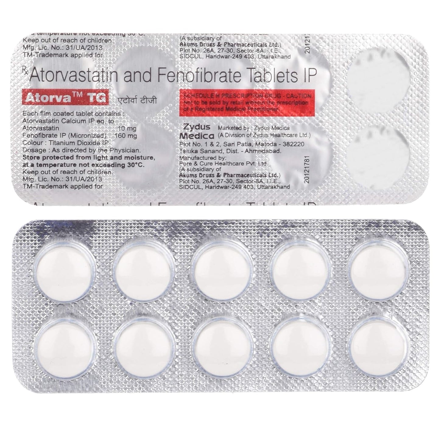 Atorva TG - Strip of 10 Tablets