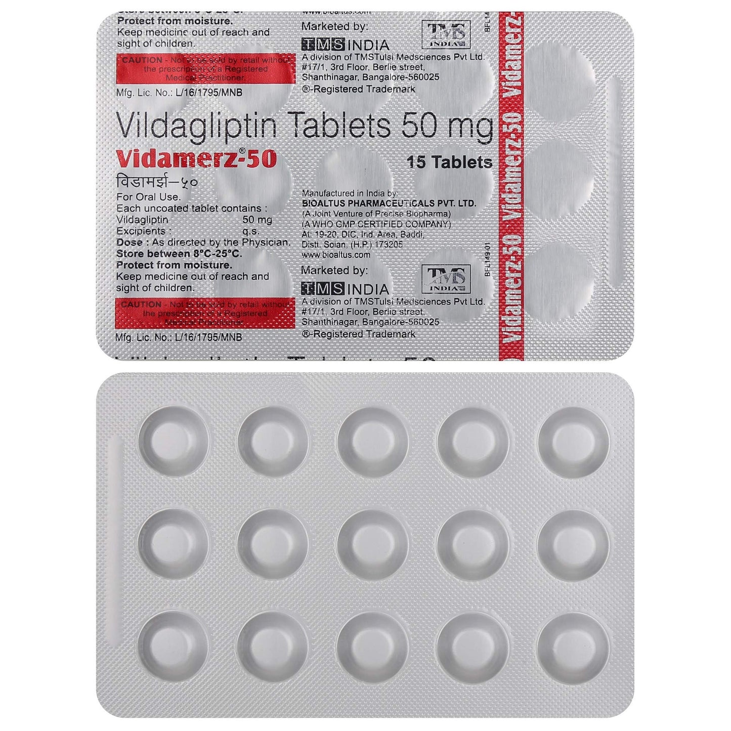 Vidamerz-50 - Strip of 15 Tablets