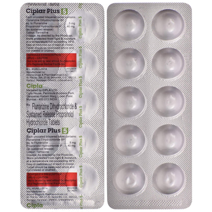 Ciplar Plus 5 - Strip of 10 Tablets