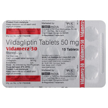 Vidamerz-50 - Strip of 15 Tablets