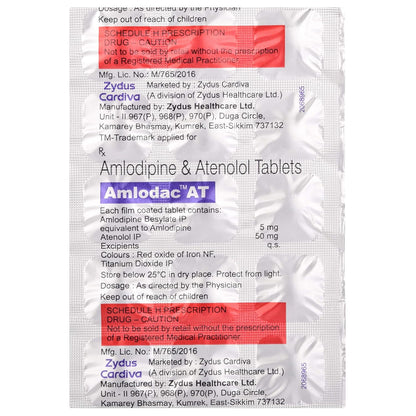 Amlodac AT - Strip of 15 Tablets