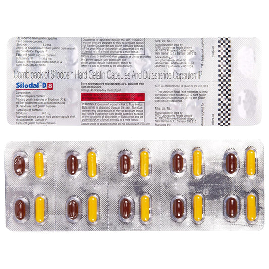 Silodal D 8 - Strip of 20 Capsules