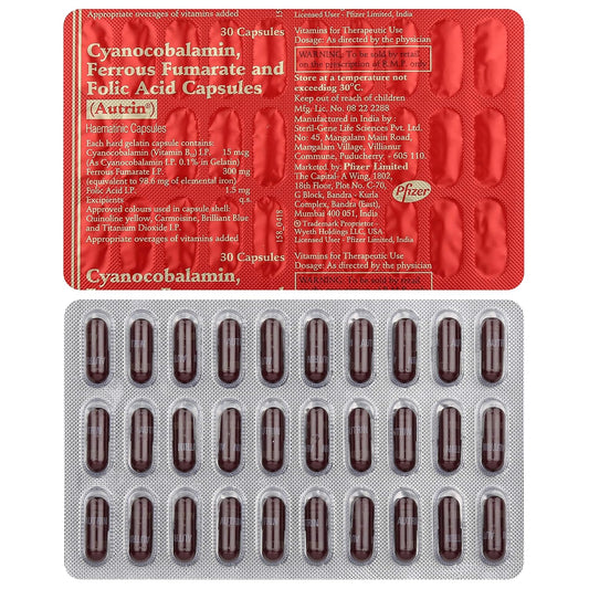 Autrin - Strip of 30 Capsules